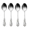 Oneida Vanessa Set of 4 Dinner / Oval Bowl Soup Spoons 18/8 Stainless 6 7/8"